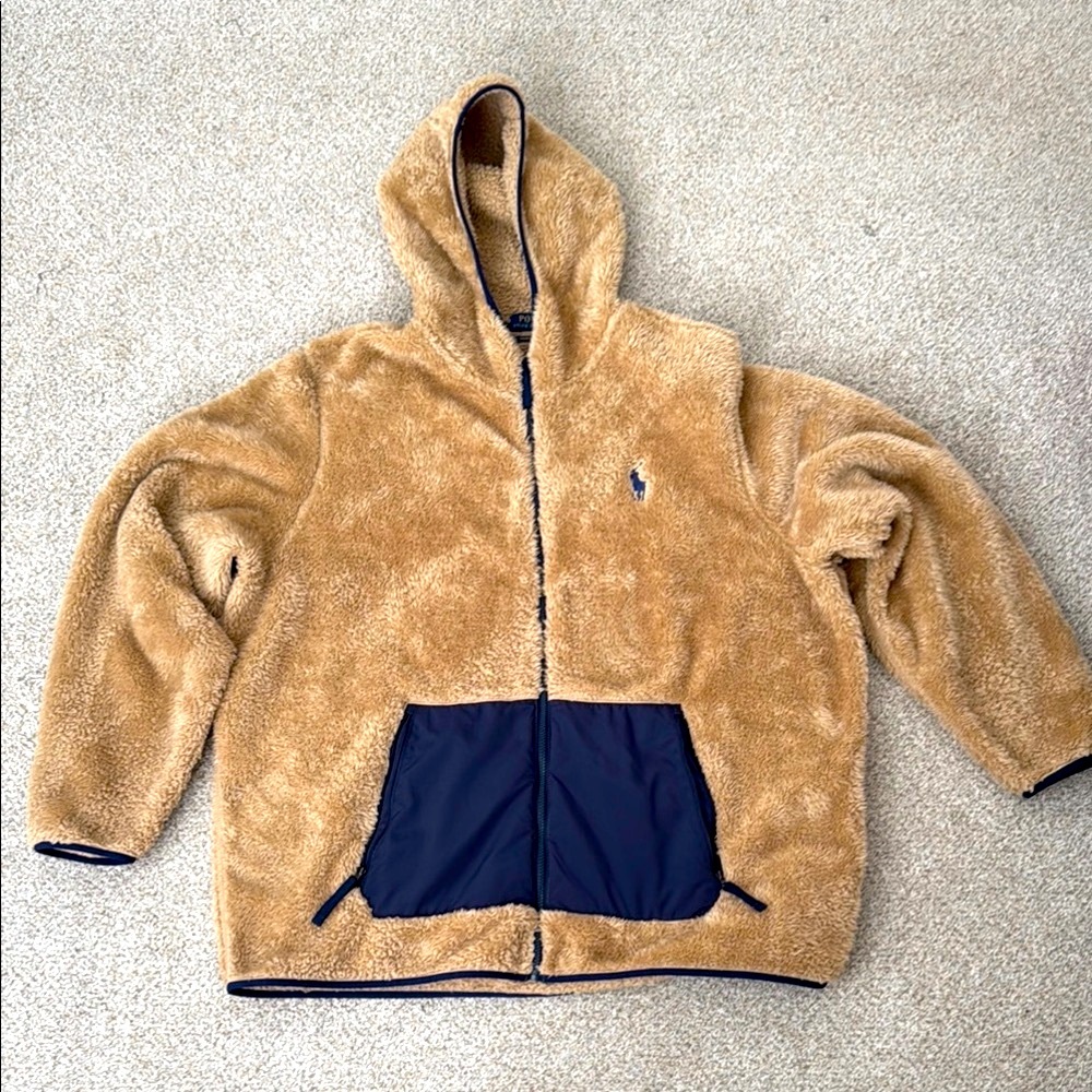 Polo Ralph Lauren Performance Sherpa Fleece Hoodie Jacket